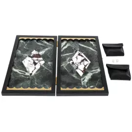 Нарды из мрамора и долерита "Ромб" Златоуст Нарды из мрамора и долерита "Ромб" Златоуст