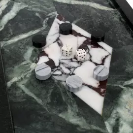 Нарды из мрамора и долерита "Ромб" Златоуст Нарды из мрамора и долерита "Ромб" Златоуст