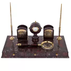 Набор письменный из яшмы "Колоны" Златоуст