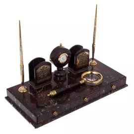 Набор письменный из яшмы "Колоны" Златоуст