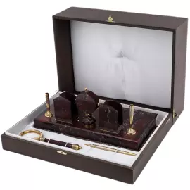 Набор письменный из яшмы "Колоны" Златоуст