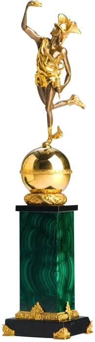 Mercury statuette (on a ball)