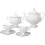 Natasha tea set with a Golden Ribbon pattern for 6 people (20 items)