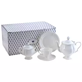 Чайный сервиз "Наташа" с рисунком "Золотая лента" на 6 персон, 20 предметов