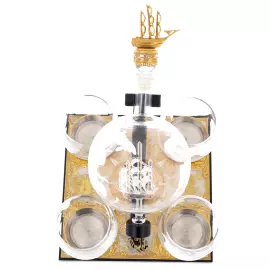 Набор для коньяка "Морской" на 4 персоны, Златоуст