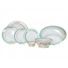 Фарфоровый сервиз "Европейский" с рисунком "Северная аврора" на 6 персон, 24 предмета