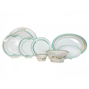 Фарфоровый сервиз "Европейский" с рисунком "Северная аврора" на 6 персон, 24 предмета