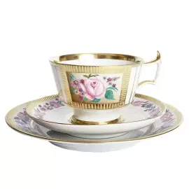 Кофейный сервиз "Александрия" с рисунком "Воспоминание" на 6 персон, 21 предмет