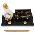 Dolerite table set "Light Bulb" Zlatoust