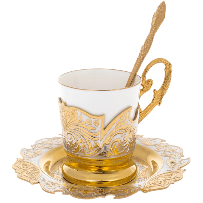 Coffee set "Morning" for 1 person, Zlatoust