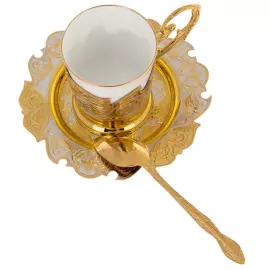 Набор кофейный "Утренний" на 1 персону, Златоуст