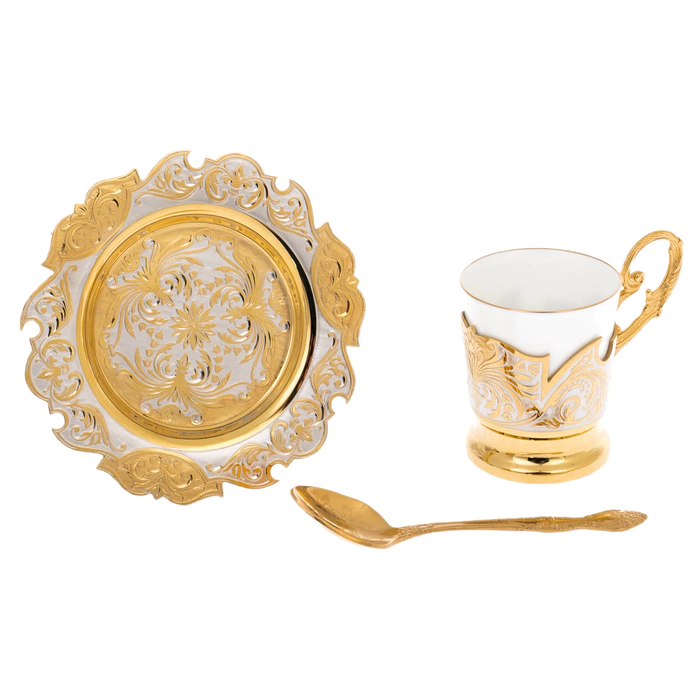 Coffee set "Morning" for 1 person, Zlatoust