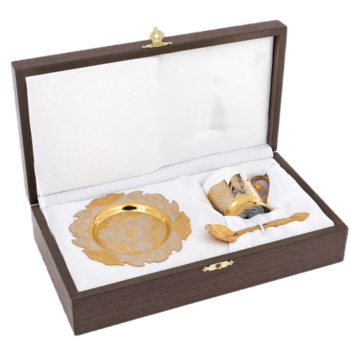 Coffee set "Morning" for 1 person, Zlatoust