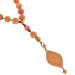 Muslim beads made of heliolite and aventurine "Allah is Great"