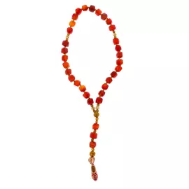 Четки православные из сердолика "Башмачок Св.Спиридона"