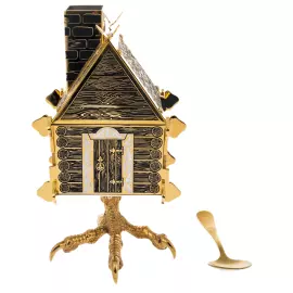 Сахарница "Избушка на курьих ножках" Златоуст