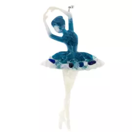 Набор елочных игрушек из содалита и смолы "Русский сет" 3 шт