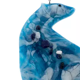 Набор елочных игрушек из содалита и смолы "Русский сет" 3 шт