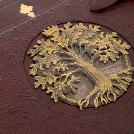 Фотоальбом из натуральной кожи "Дуб"