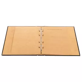 Папка нумизматическая из натуральной кожи "Коллекция Денежных знаков" тёмно-коричневая