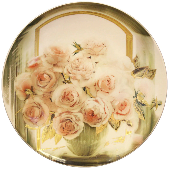 Decorative porcelain dish "Roses"