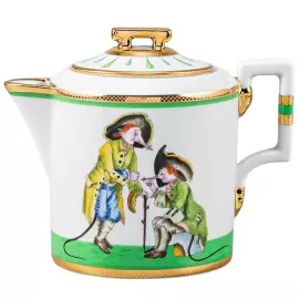 Чайный сервиз "Гербовый" с рисунком "Крысята-воришки" на 2 персоны, 7 предметов