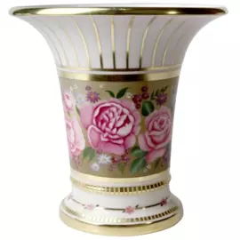 Фарфоровая ваза "Ампирная" с рисунком "Воспоминание"