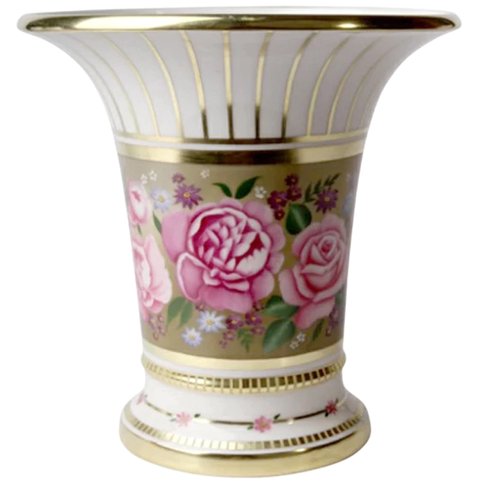Porcelain vase "Empire" with a pattern "Memory"