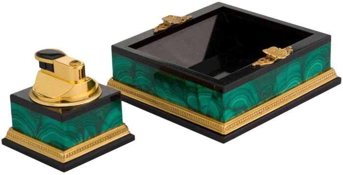 Ashtray with lighter