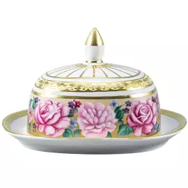 Масленка из фарфора "Воспоминание"