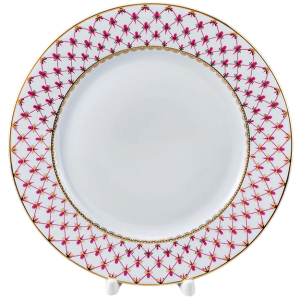 Фарфоровый сервиз "Молодежный" с рисунком "Сетка-Блюз 2" на 6 персон, 24 предмета