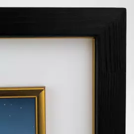 Damir Krivenko's painting "Dawn in Moscow City"