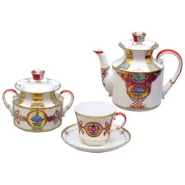 Статуэтка "Чернильница с золотым пером"