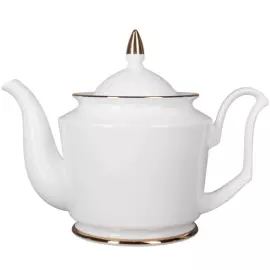 Чайный сервиз "Юлия" с рисунком "Золотая лента" на 6 персон, 14 предметов