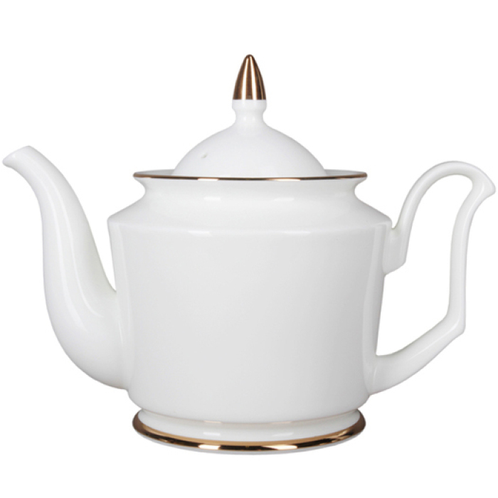 Чайный сервиз "Юлия" с рисунком "Золотая лента" на 6 персон, 14 предметов