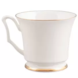 Кофейный сервиз "Юлия" с рисунком "Золотая лента" на 6 персон, 14 предметов