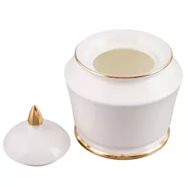 Кофейный сервиз "Юлия" с рисунком "Золотая лента" на 6 персон, 14 предметов