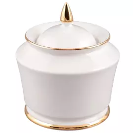 Кофейный сервиз "Юлия" с рисунком "Золотая лента" на 6 персон, 14 предметов