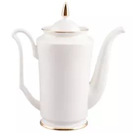 Кофейный сервиз "Юлия" с рисунком "Золотая лента" на 6 персон, 14 предметов