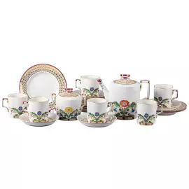 Чайный сервиз "Гербовый" с рисунком "Замоскворечье" на 6 персон, 20 предметов