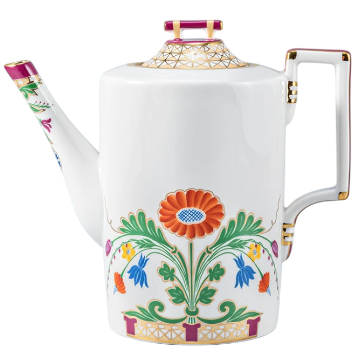 Кофейный сервиз "Гербовый" с рисунком "Замоскворечье" на 6 персон, 20 предметов