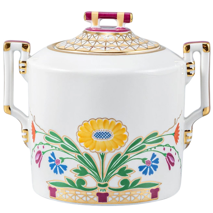 Кофейный сервиз "Гербовый" с рисунком "Замоскворечье" на 6 персон, 20 предметов