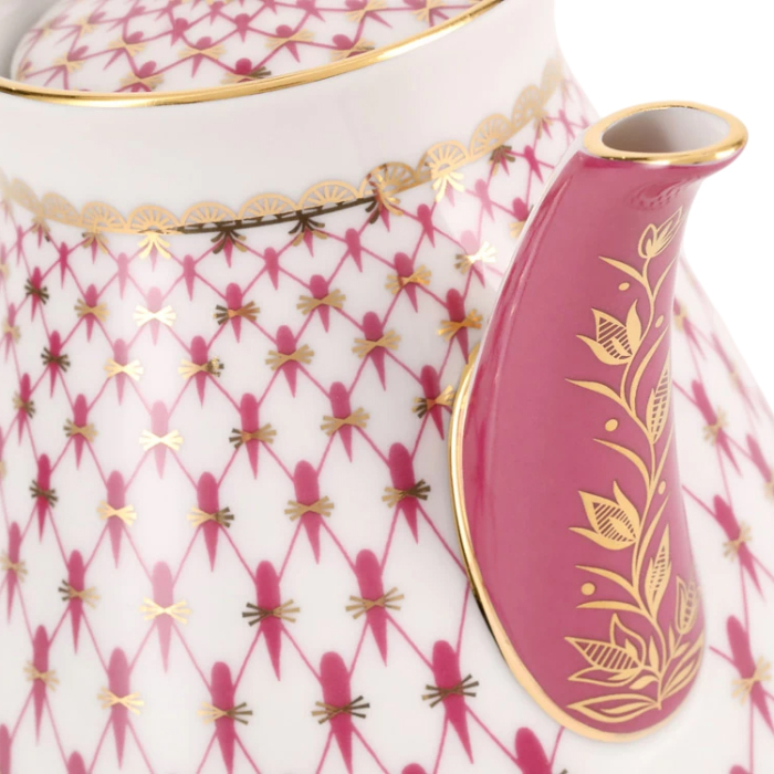 Чайный сервиз "Молодежный" с рисунком "Сетка-блюз" на 6 персон, 20 предметов