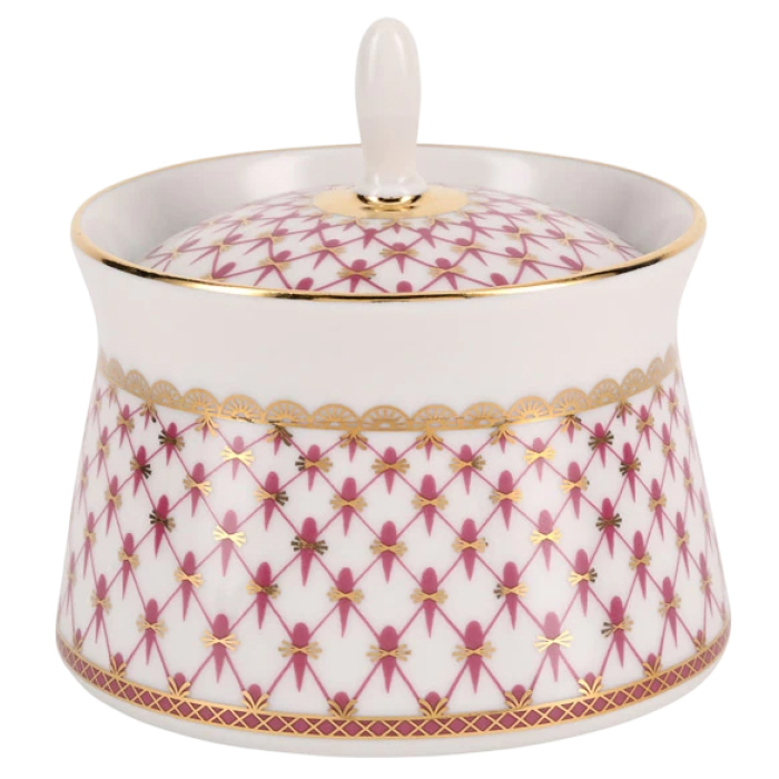 Чайный сервиз "Молодежный" с рисунком "Сетка-блюз" на 6 персон, 20 предметов