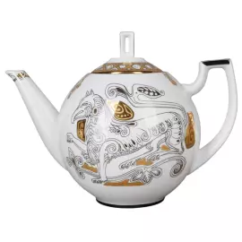 Чайный сервиз "Анданте" с рисунком "Русский модерн" на 6 персон, 14 предметов