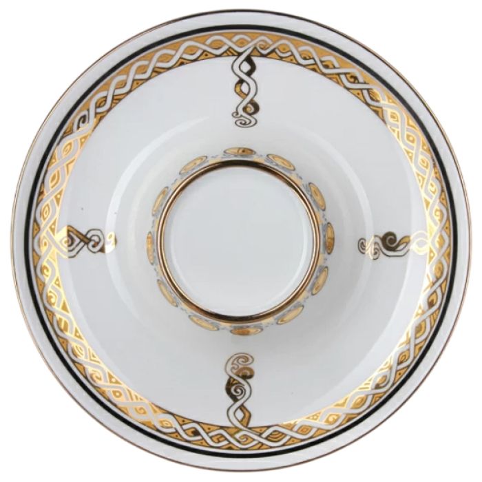 Чайный сервиз "Анданте" с рисунком "Русский модерн" на 6 персон, 14 предметов