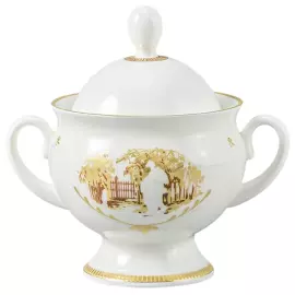 Кофейный сервиз "Классический-2" с рисунком "Музы летнего сада" на 2 персоны, 8 предметов