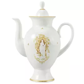 Кофейный сервиз "Классический-2" с рисунком "Музы летнего сада" на 2 персоны, 8 предметов