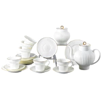 Tea set "Wave" with a pattern of "Golden canticle" for 6 people (20 items)