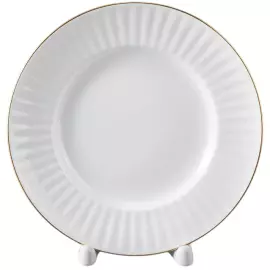 Чайный сервиз "Волна" с рисунком "Золотой кантик" на 6 персон, 20 предметов